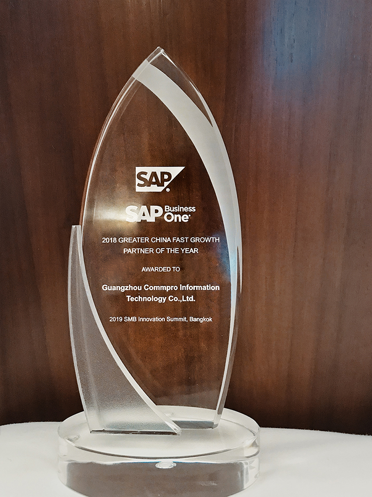 2018年SAP最佳伙伴奖